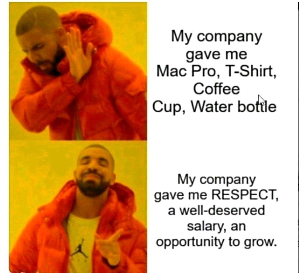my company gave me