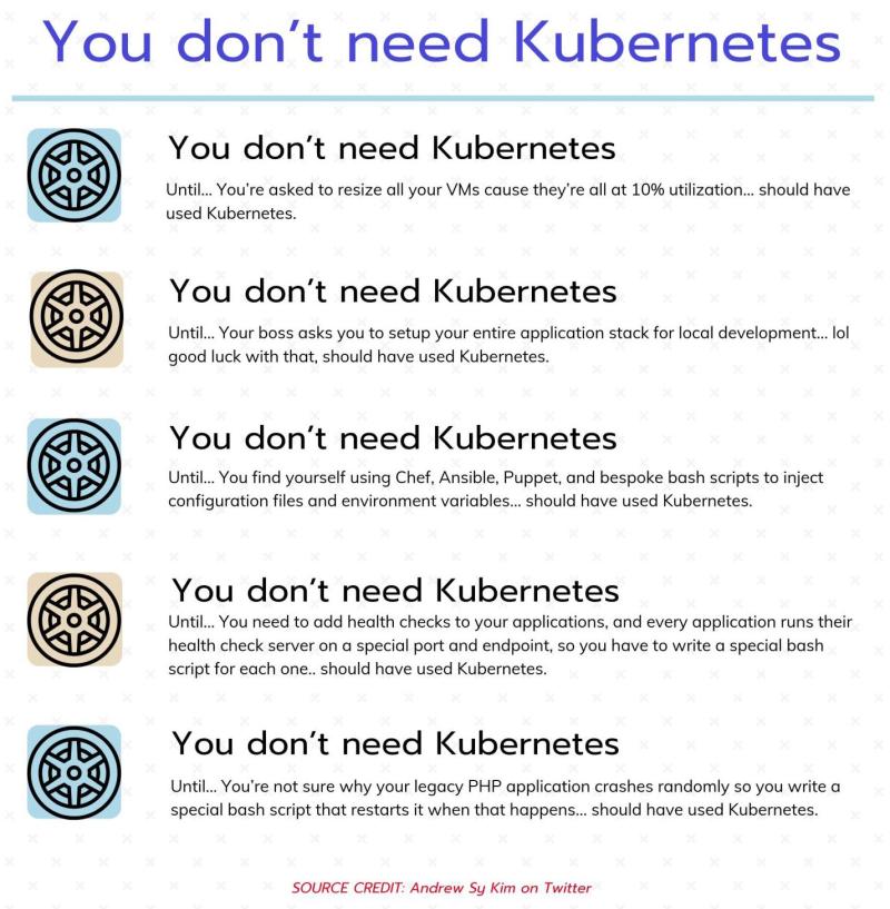 you dont need kubenetes