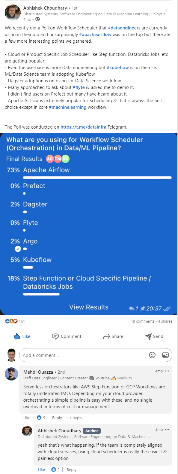MLOps Workflow Scheduler Poll